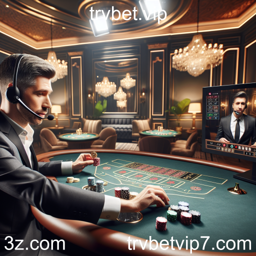 A Experiência Imersiva dos Jogos com Dealer Ao Vivo no trvbet.vip